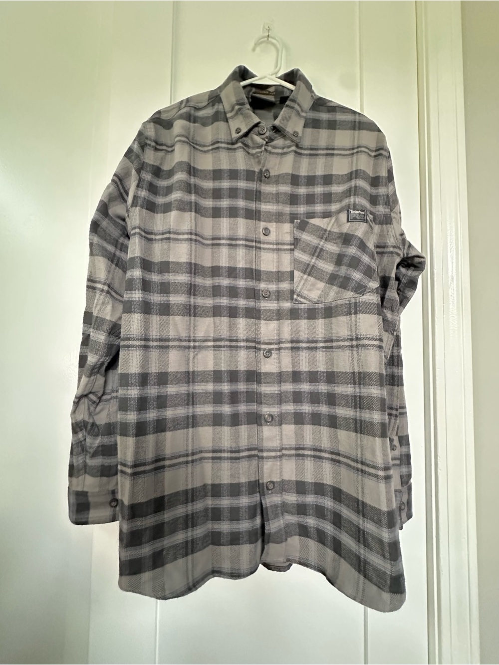 Timberland PRO Gray and Black Flannel